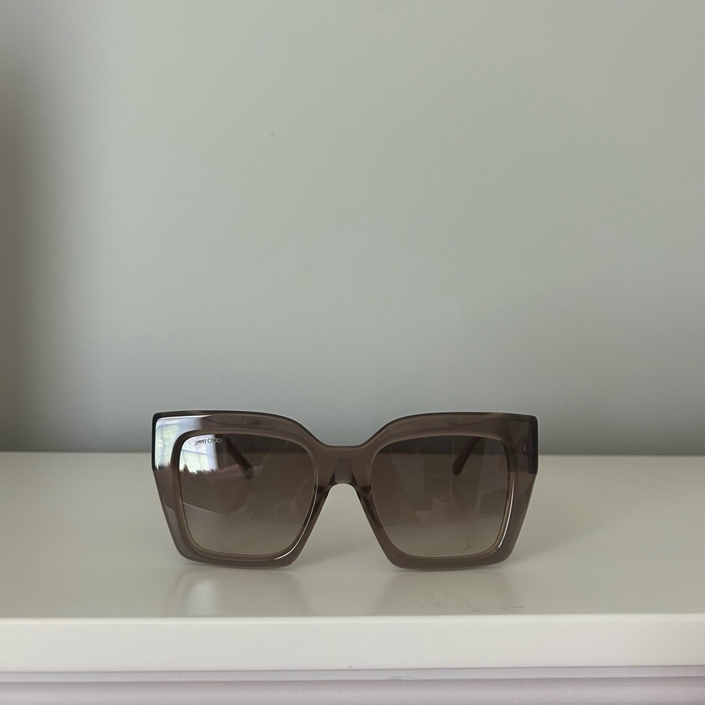 Jimmy Choo Brown Fashionable Square Sunglasses